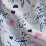 Muslin Swaddle Sheets Tweety Print & Pink - Image 3