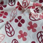 Muslin Swaddle Sheets Leaf Print & Polka - Image 4
