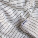 Muslin Swaddle Sheets Gray Line & Gray - Image 5