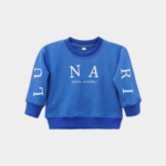 Baby Terry Set Blue Sweatshirt & Trouser - Image 3