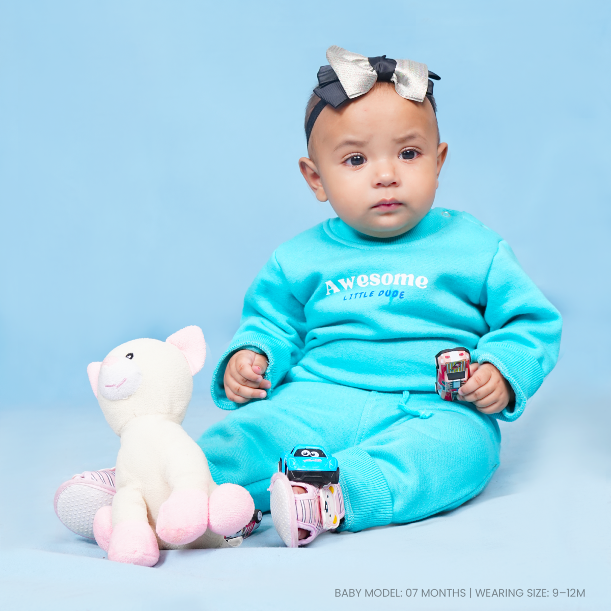 Little Dude Baby Boy Bodysuit & Jogger Set - Image 7