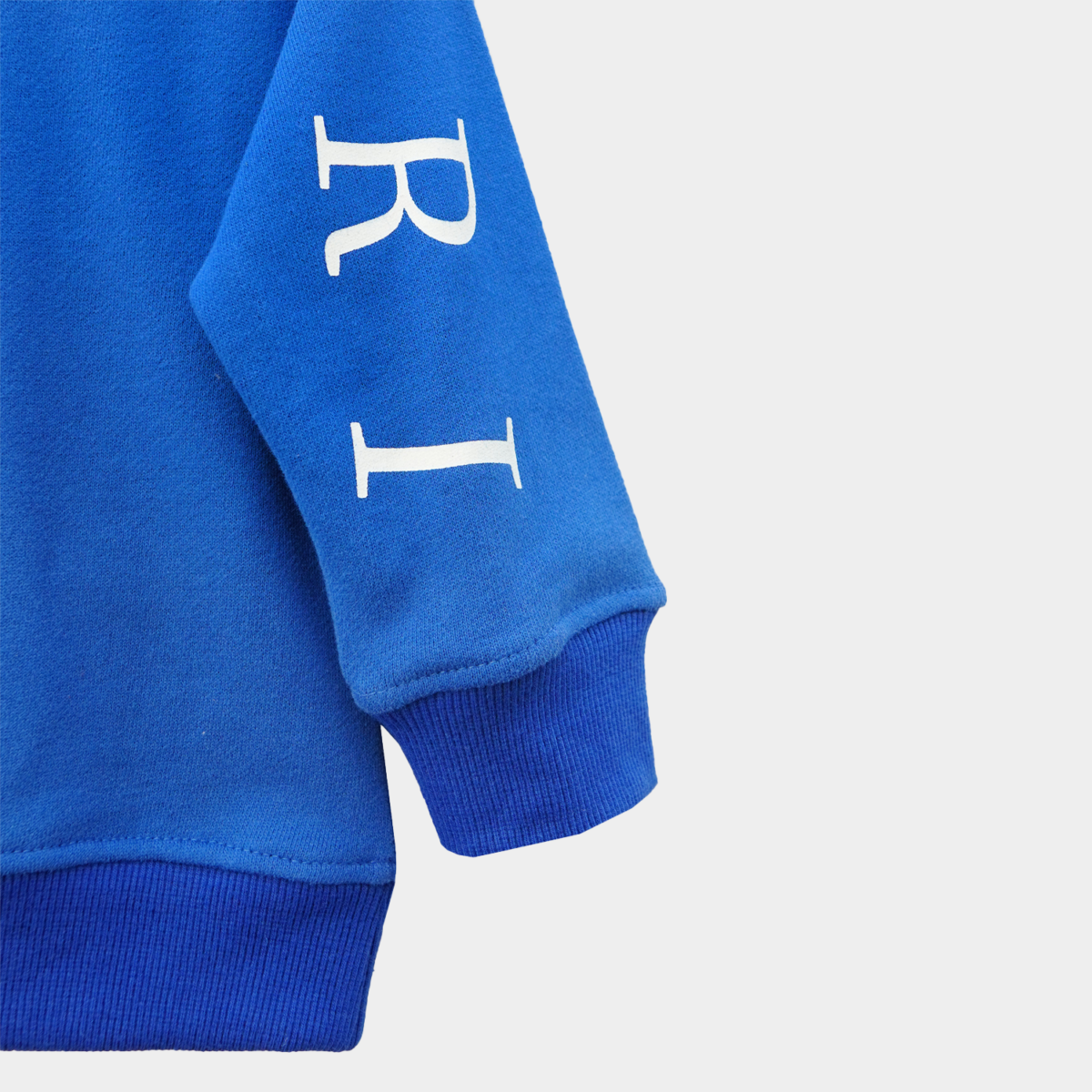 Baby Terry Set Blue Sweatshirt & Trouser - Image 6