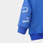 Baby Terry Set Blue Sweatshirt & Trouser - Image 5