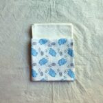 Muslin Swaddle Sheets Rhino Print & Ivory