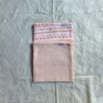 Muslin Swaddle Sheets Peach Print & Solid