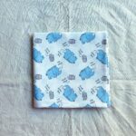 Muslin Swaddle Sheets Rhino Print & Ivory - Image 3