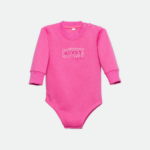 Baby Girl Pink Bodysuit & Jogger Set - Image 3