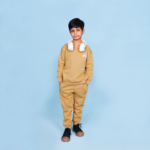 Classic Mocha Fleece Sweatshirt & Jogger Set - Image 2