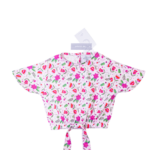 Pink Petal Summer Co-ord Set Girls Cotton Top & Trouser - Image 3