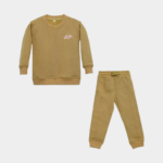 Classic Mocha Fleece Sweatshirt & Jogger Set - Image 6