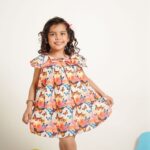 Butterfly Print Flared Top - Image 4