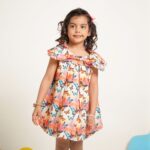 Butterfly Print Flared Top - Image 3