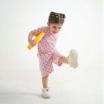 Rosy Dots Tee & Skirt Co-ord Girls Cotton Set
