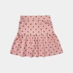 Soft Pink Co-Ord Set Relaxed Fit Top with Skirt