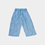 Blue line tapered pants Kids Cotton Trousers