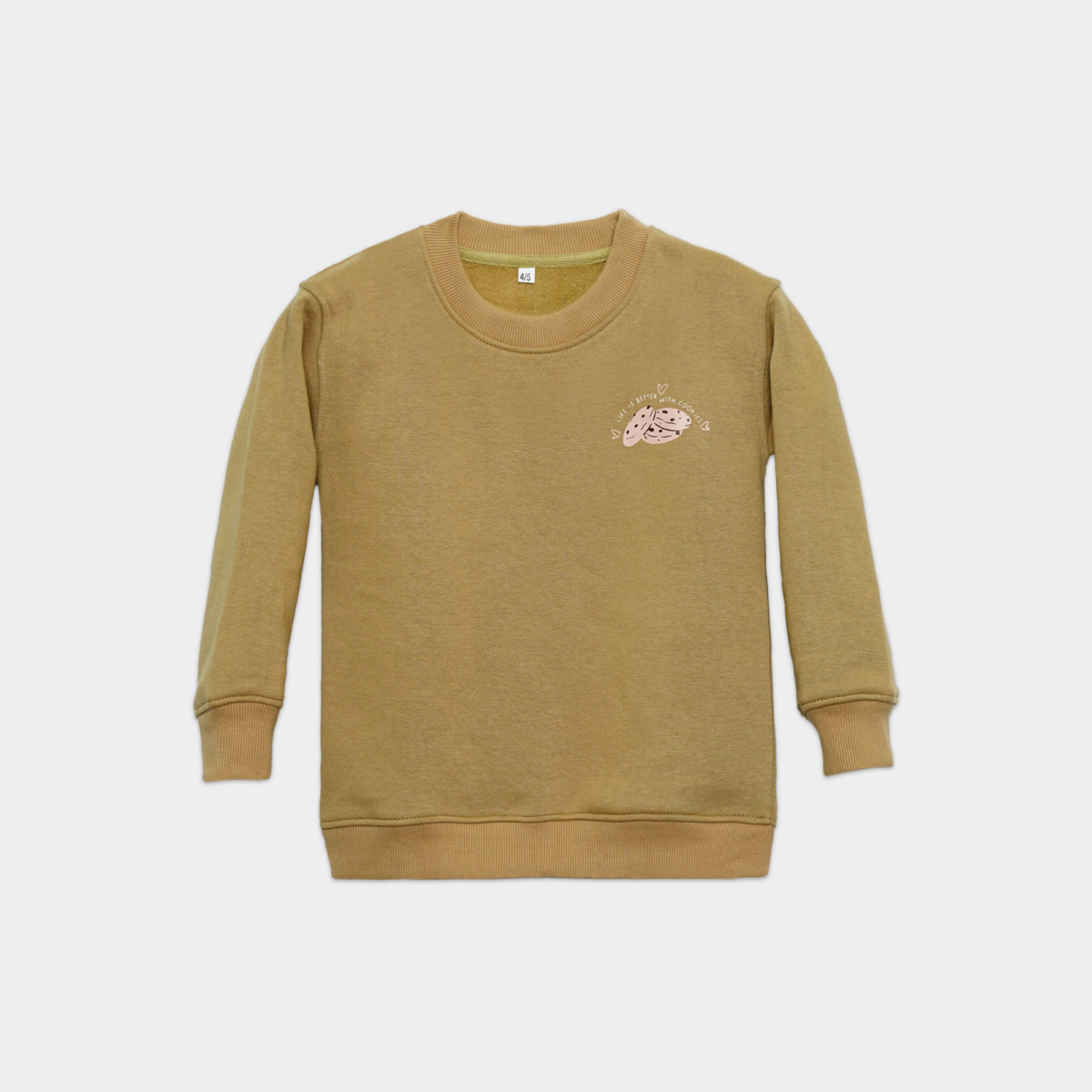 Classic Mocha Fleece Sweatshirt & Jogger Set - Image 5